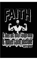 Faith It Does Not Make Things Easy It Makes Them Possible Luke 1