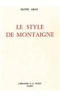 Le Style de Montaigne