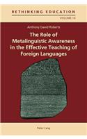 Role of Metalinguistic Awareness in the Effective Teaching of Foreign Languages