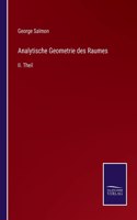 Analytische Geometrie des Raumes