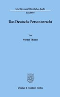 Das Deutsche Personenrecht