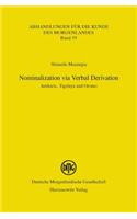 Nominalization Via Verbal Derivation: Amharic, Tigrinya and Oromo