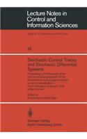 Stochastic Control Theory and Stochastic Differential Systems