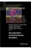 New Algorithms for Macromolecular Simulation: (English)