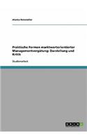 Praktische Formen marktwertorientierter Managementvergütung