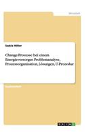 Change-Prozesse bei einem Energieversorger. Problemanalyse, Prozessorganisation, Lösungen, U-Prozedur