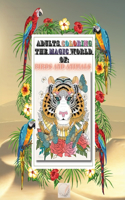 Adult coloring The magic world of Birds and Animals