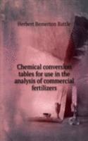 CHEMICAL CONVERSION TABLES FOR USE IN T