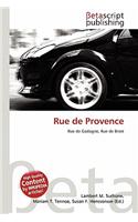Rue de Provence: (English)