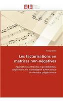 Les Factorisations En Matrices Non-N�gatives