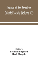 Journal of the American Oriental Society (Volume 42)