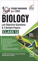 10 in One Study Package for CBSE Biology Class 12 with Objective Questions and 3 Sample Papers 3rd Edition