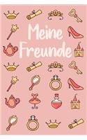 Meine Freunde: Freundebuch für Mädchen