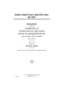 Russia's foreign policy objectives