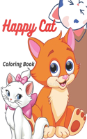 Happy Cat Coloring Book