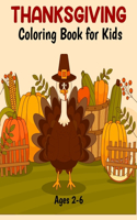 Thanksgiving Coloring Book for Kids Ages 2-5