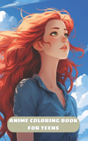 Anime Coloring Book for Teens