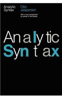 Analytic Syntax