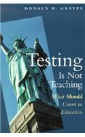 Testing Is Not Teaching