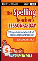 Spelling Teacher's Lesson-A-Day, Grades 3-8