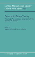 Geometric Group Theory