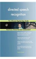 directed speech recognition The Ultimate Step-By-Step Guide