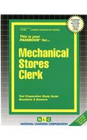 Mechanical Stores Clerk: Volume 3080