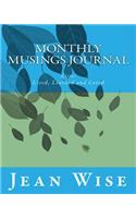 Monthly Musings Journal