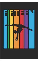 Gymnastics Notebook for 15 Year Old Boys and Girls - Colorful Gymnastics Journal - 15th Birthday Gift for Gymnast Diary
