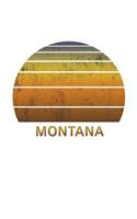 Montana: Dot Grid Notebook Paper For Work, Home Or School. Vintage Dotted Paper Note Pad For Bullet Style Journaling.