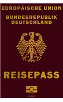 Europäische Union Bundesrepublik Deutschland Reisepass Notebook