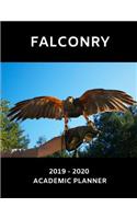 Falconry 2019 - 2020 Academic Planner: An 18 Month Weekly Calendar - July 2019 - December 2020