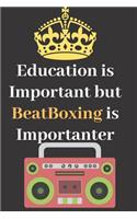 Education is Important but BeatBoxing is Importanter