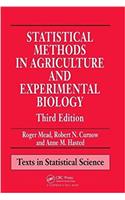 Statistical Methods in Agriculture and Experimental Biology