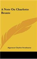 A Note on Charlotte Bronte