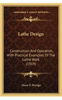 Lathe Design