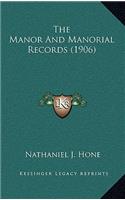 Manor And Manorial Records (1906)