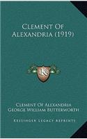 Clement of Alexandria (1919)