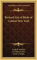 Revised List of Birds of Central New York