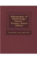 Bibliography of Meteorology