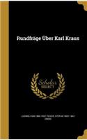 Rundfräge Über Karl Kraus