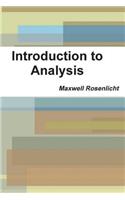 Introduction to Analysis