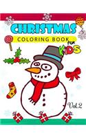 Christmas coloring Books for Kids Vol.2