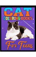 cat coloring books for Teens