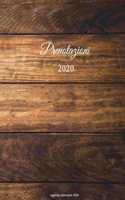 Prenotazioni 2020 - Agenda ristorante 2020: Libro di prenotazione per ristoranti, pizzeria, bistrot e hotel - 370 pagine - 1 giorno=1 pagina - Il calendario degli appuntamenti per le tue preno