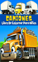 Camiones: 45 Grandes Dibujos Con Diseños Únicos De Vehículos De Transporte: Camiones, Coches, Tractores, Grúas, Vehículos De Construcción Y Excavadoras! Libro