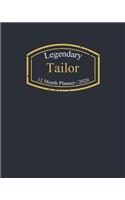 Legendary Tailor, 12 Month Planner 2020: A classy black and gold Monthly & Weekly Planner January - December 2020
