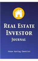 Real Estate Investor Journal House Hunting Checklist