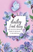 Daily Food Diary: Breakfast lunch dinner snacks - I got rid of all fattening foods in the house: It was delicious - Fill-in-the-blanks Journal daily log for weight lo