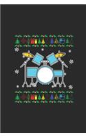 Christmas Drums: Blank Lined Notebook (6" x 9" - 120 pages) Christmas Themed Notebook for Daily Journal, Diary, and Gift